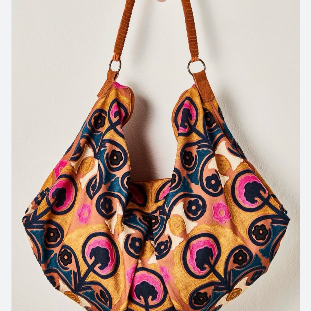 Gorgeous, Free People Hypnotized Slouchy Tote❤️ NWOT - Picture 11 of 12